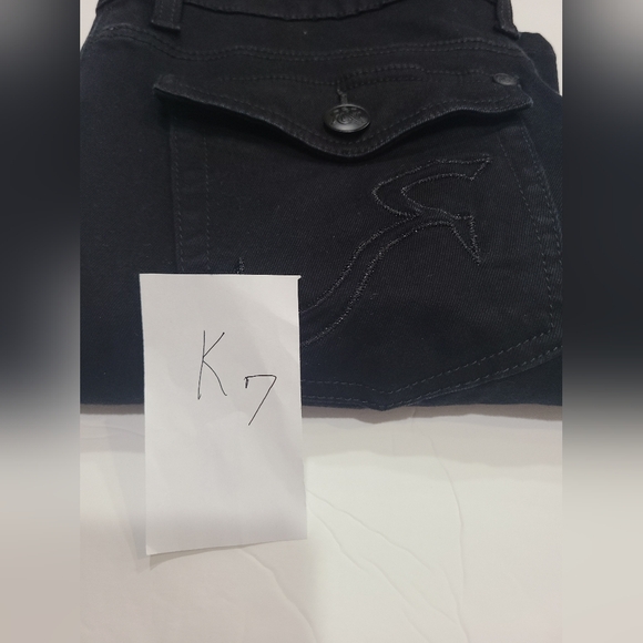 Rock & Republic  Black Denim Jeans Women's Sz.14 M - Picture 11 of 11